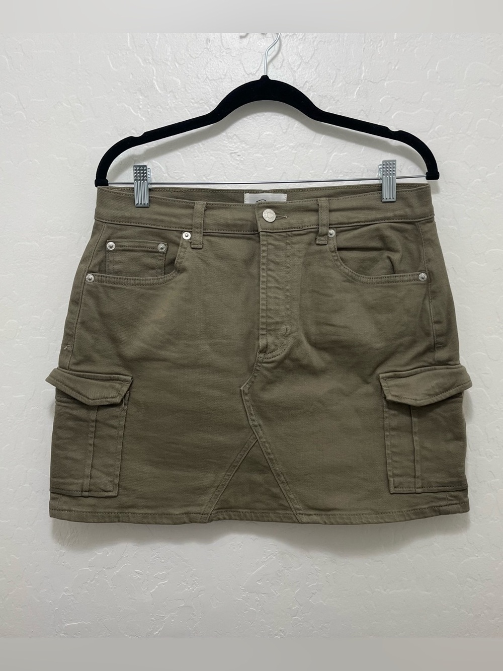 Rails Laurel Cargo Mini Skirt Size 29 Olive Green